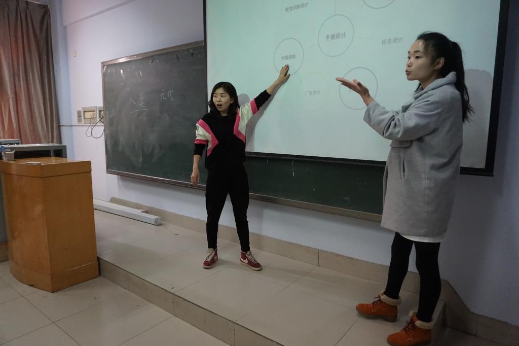 “模拟课堂”手语翻译测试现场